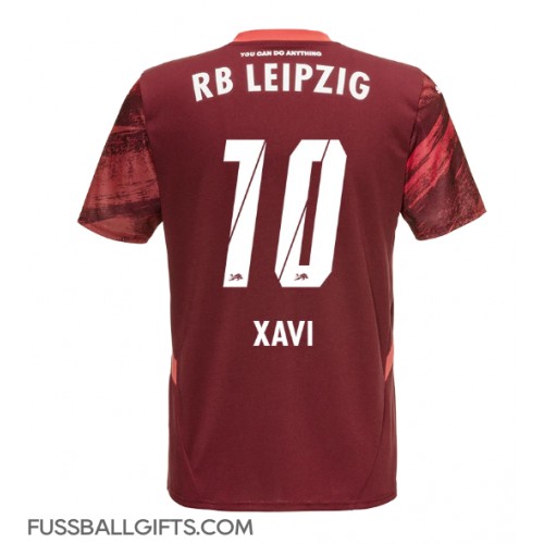 RB Leipzig Xavi Simons #10 Fußballbekleidung Auswärtstrikot 2024-25 Kurzarm